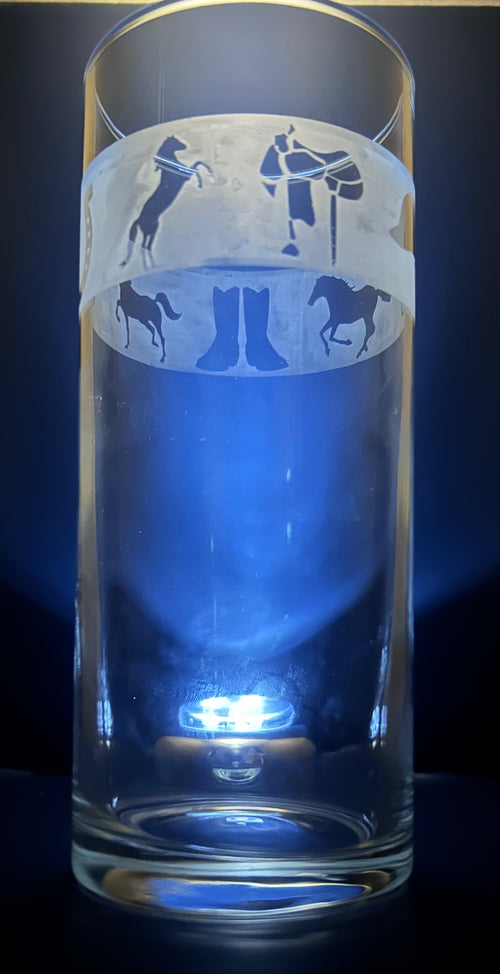Horse Riding (Band Design) Highball Glass