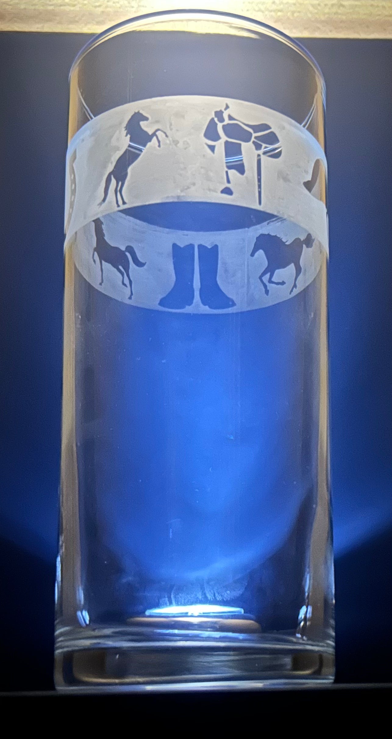 Horse Riding (Band Design) Highball Glass