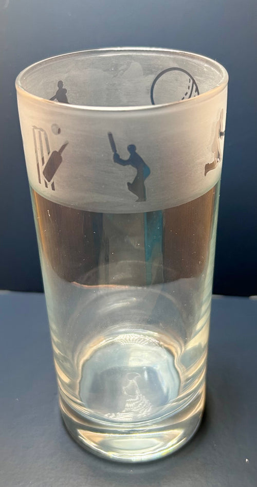 Cricket (Band Design) High Ball Glass