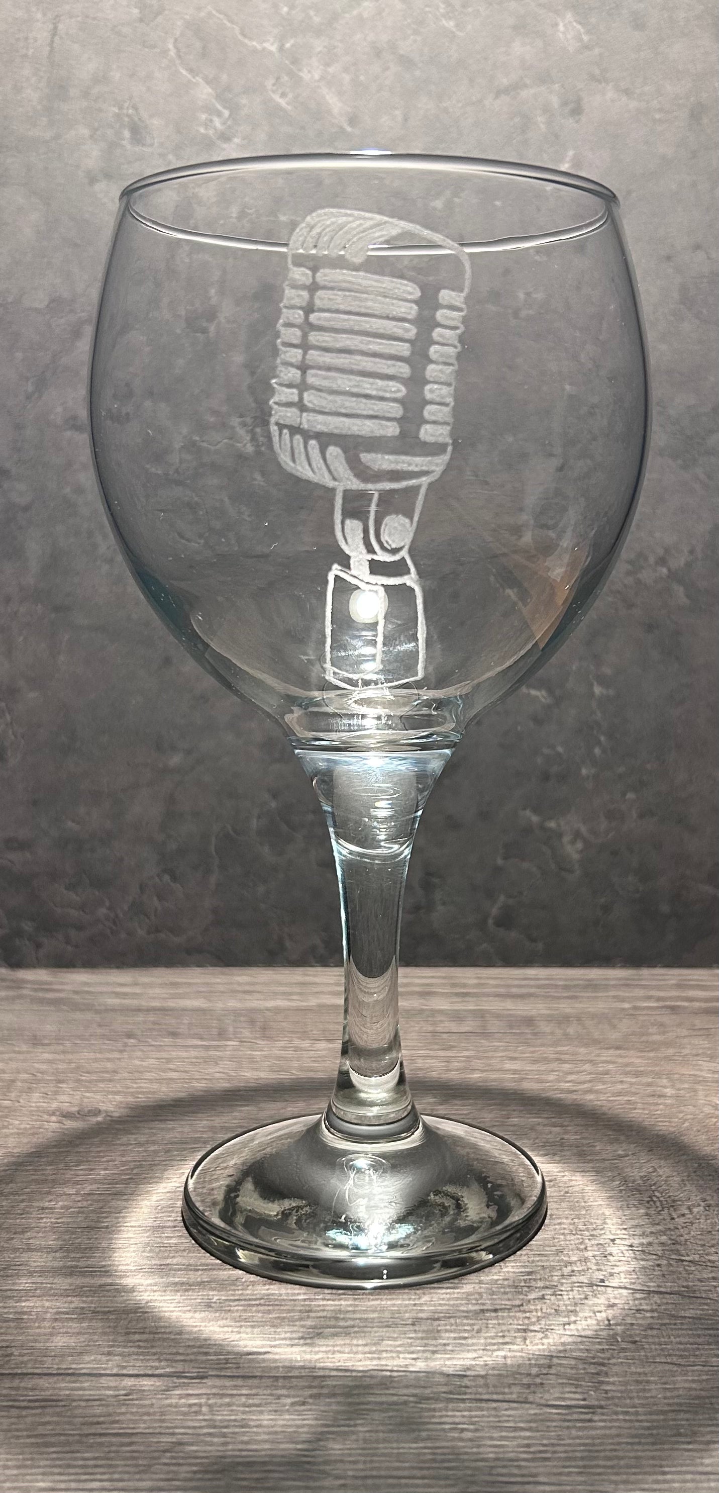 Microphone - Gin Glass