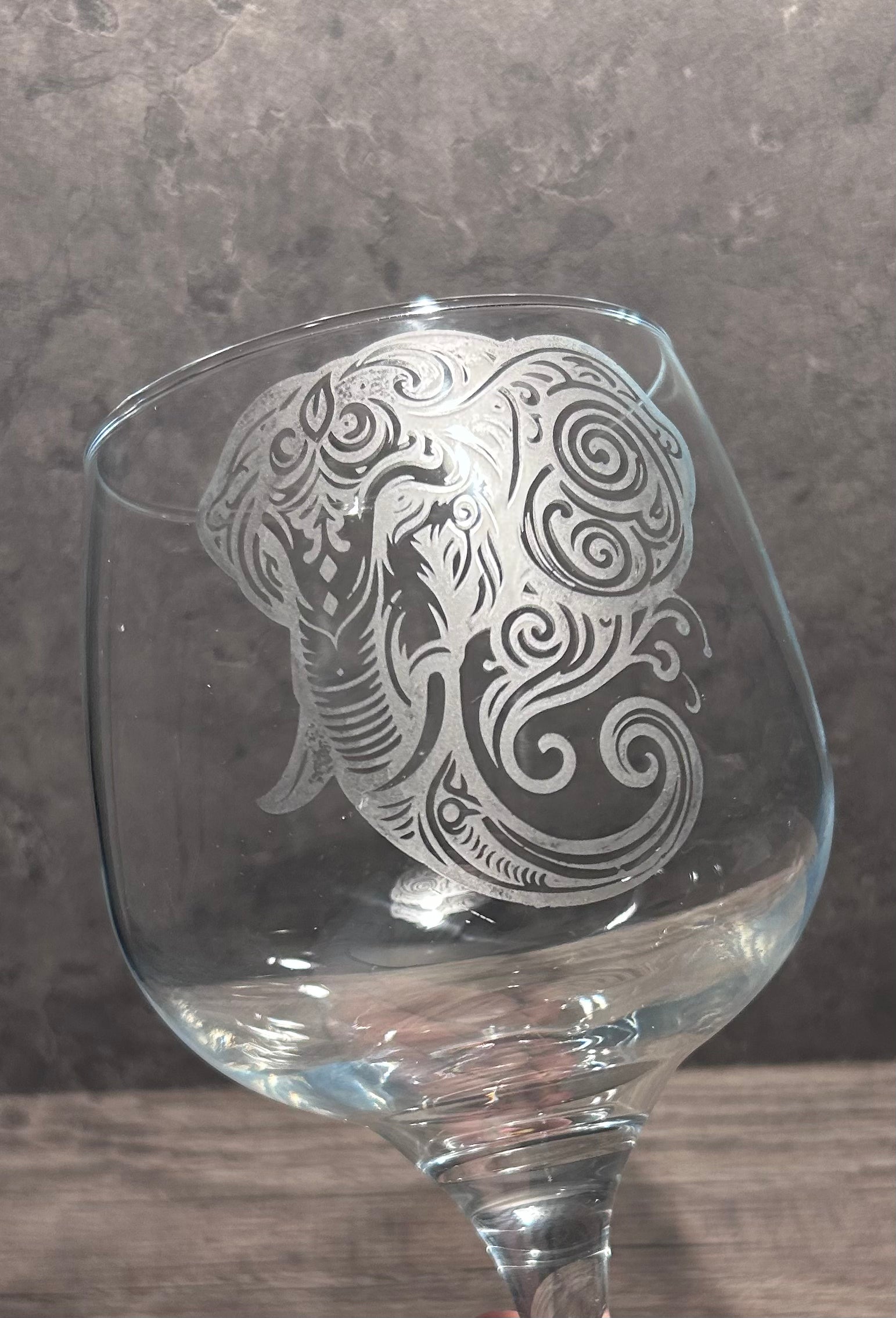 Elephant Gin Bowl Glass