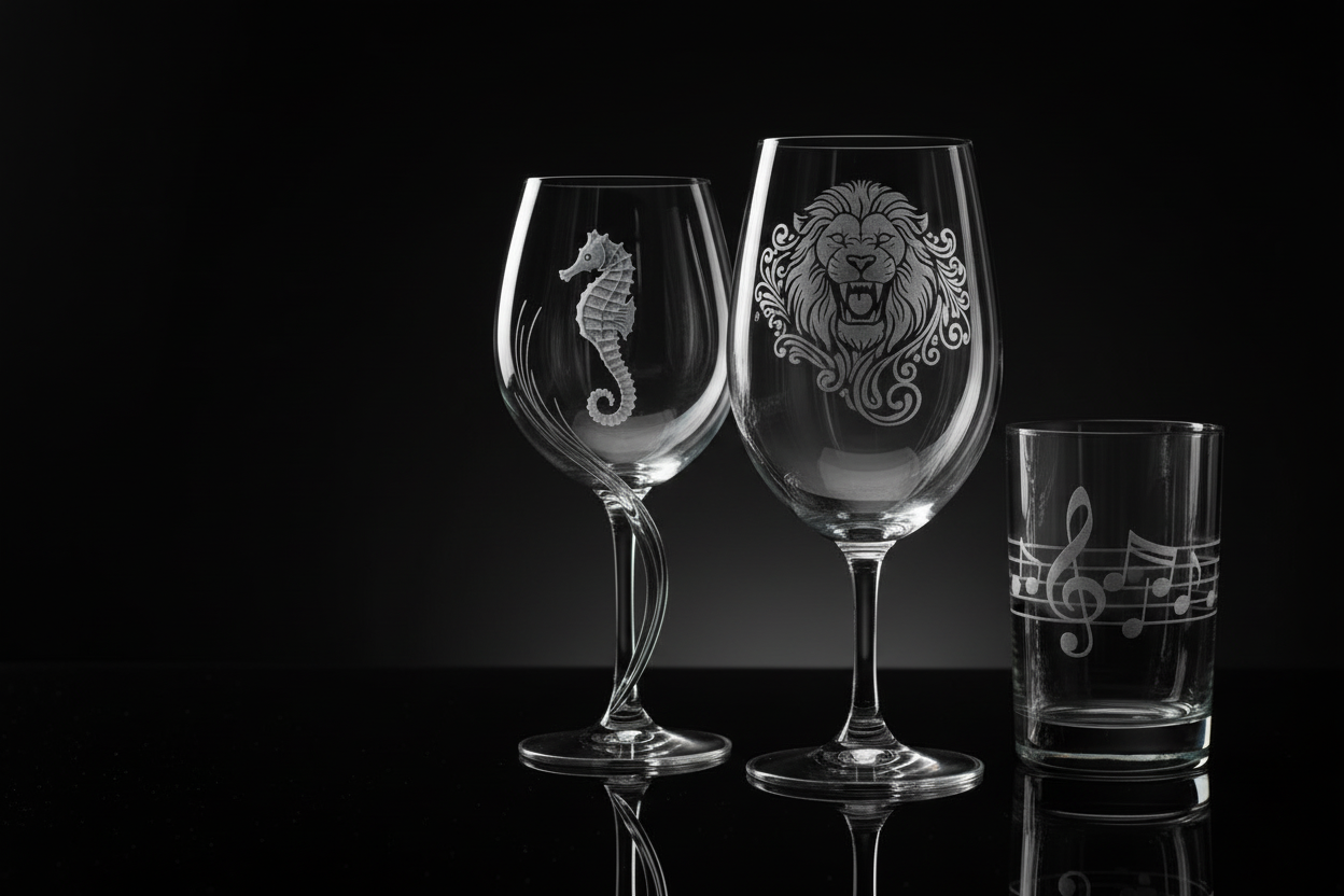 love it, but move these  glasses further to the right hand side of the image